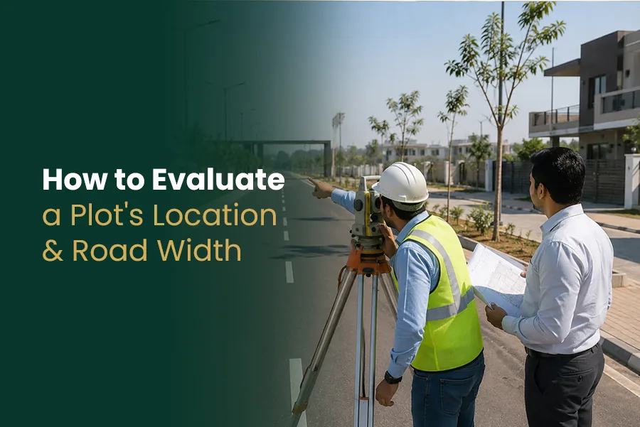 How to Evaluate a Plot's Location & Road Width